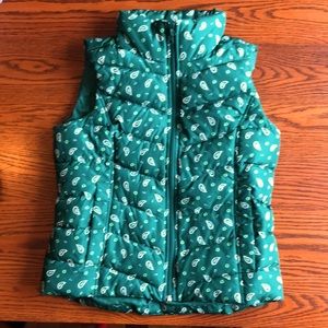 LANDS’ END Puffer Vest 600 fill 80/20 Down XS/P